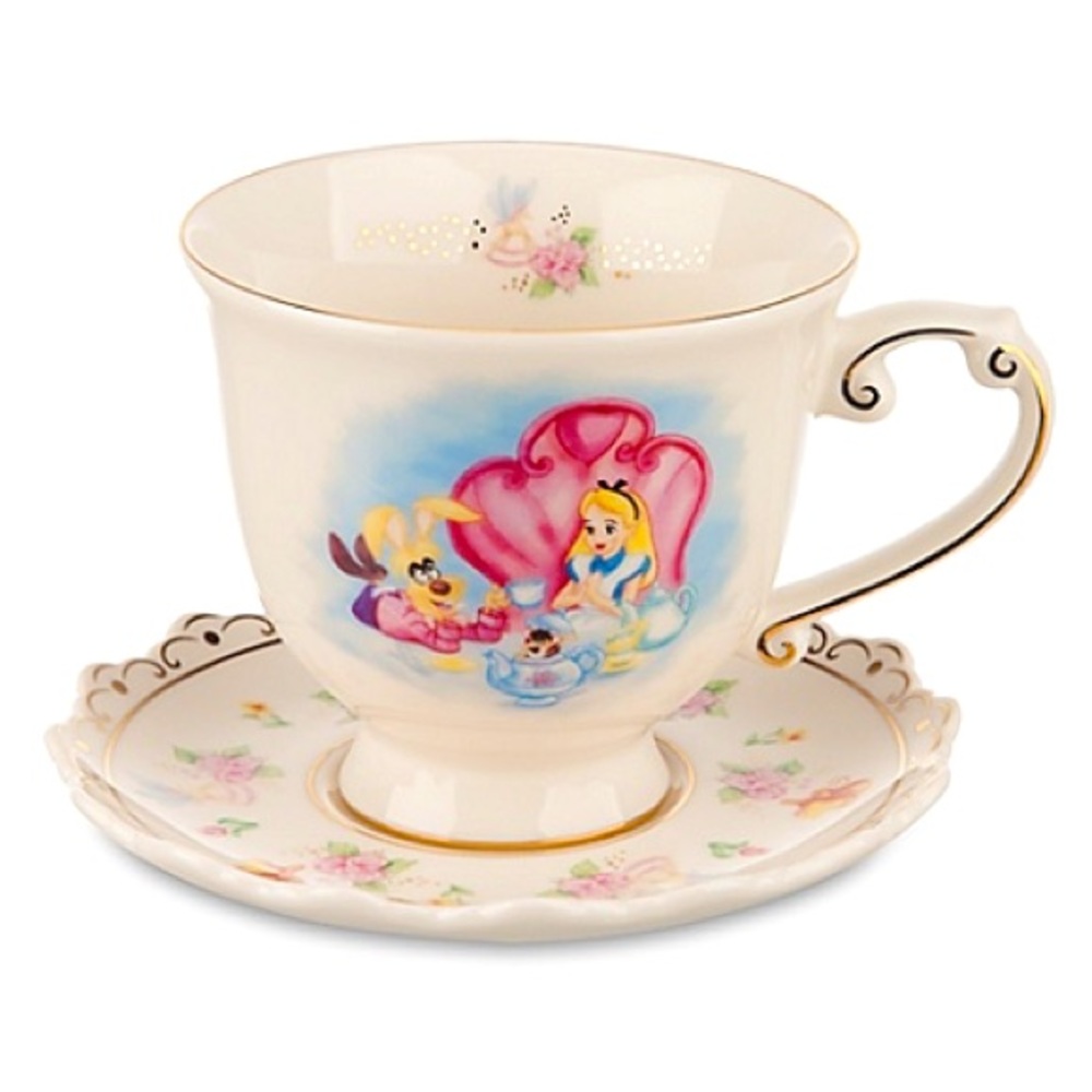 Disney Alice in Wonderland Tea Cup and Saucer Set